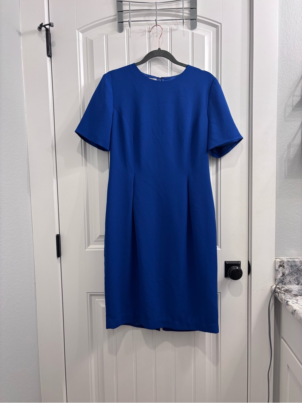 Worthington Cobalt Blue Short Sleeve Shift Dress